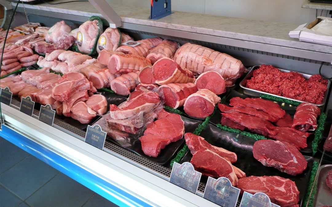 Fresh Meat Counter – Beef, Lamb, Pork, Poultry, Sausages